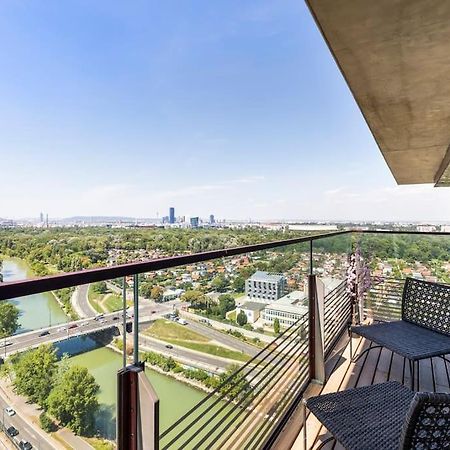 Design Apartment With Amazing View Over Vienna Exterior photo