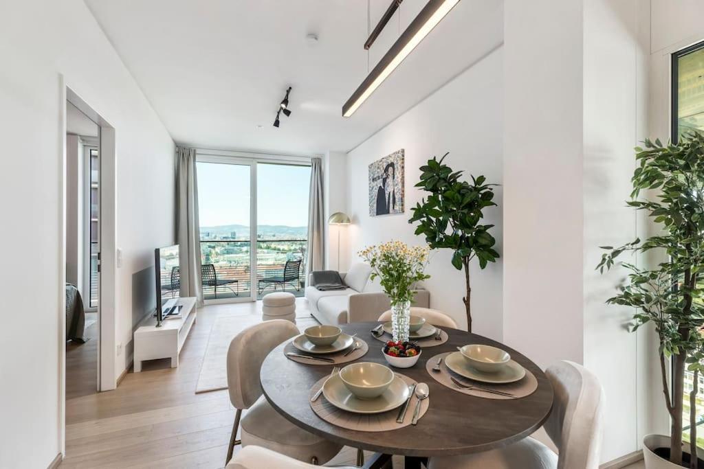 Design Apartment With Amazing View Over Vienna Exterior photo
